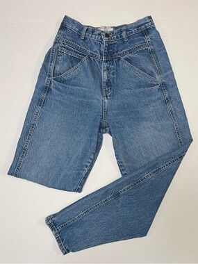 VTG High Rise 90s Tapered Straight Leg Mom Jeans Essentials Functional Clothing